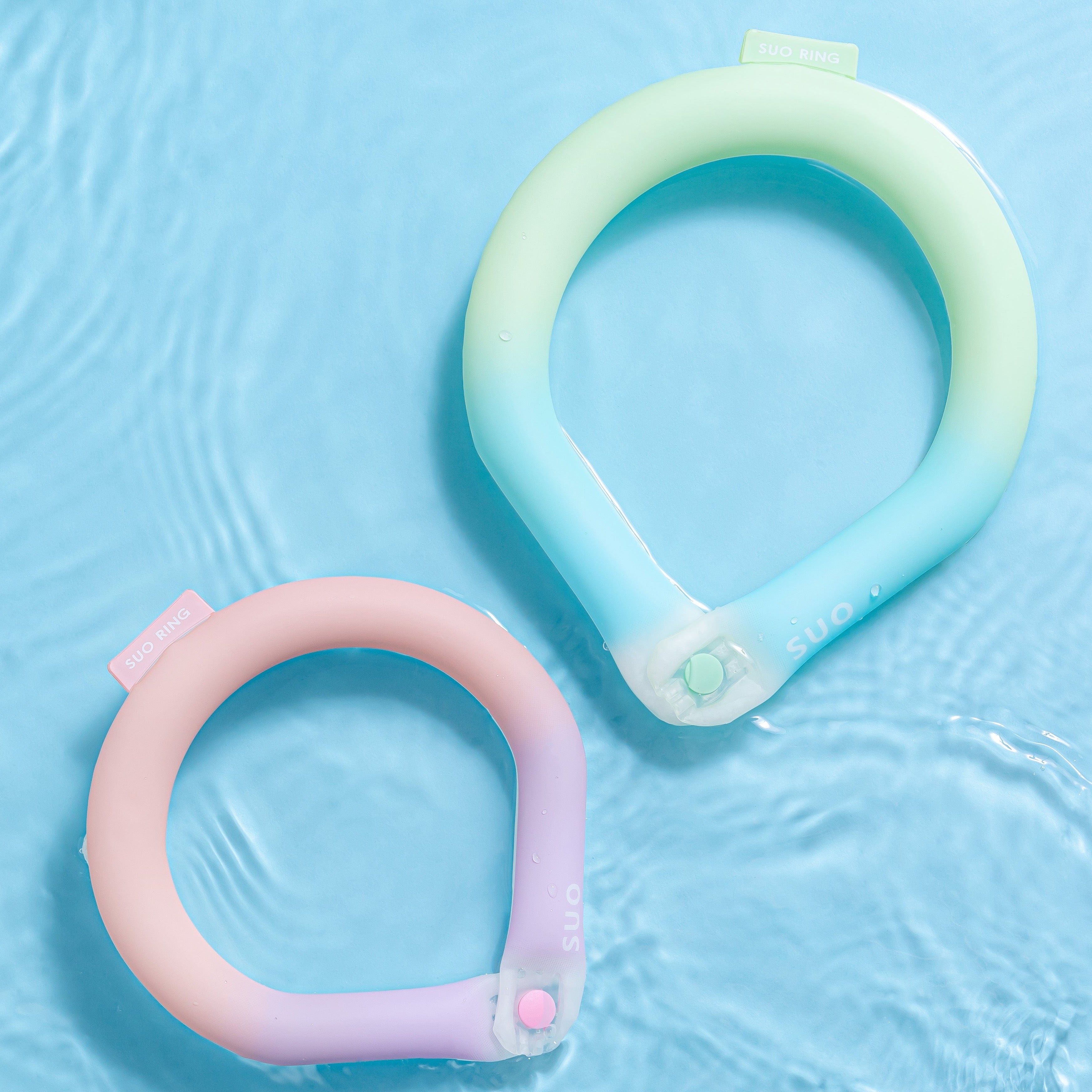 SUO RING for dogs 28°ICE gradation ボタン付