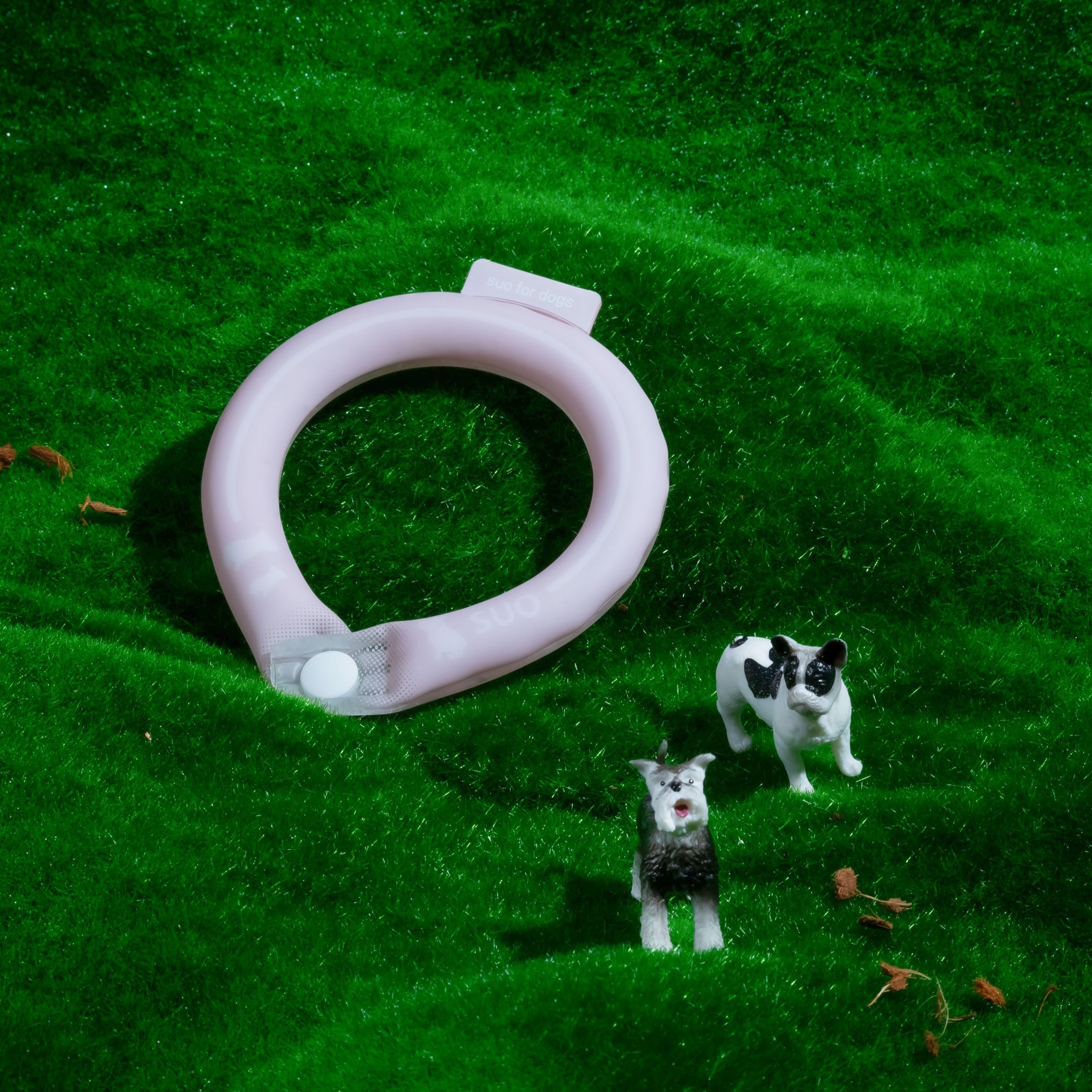 SUO RING for dogs 28°ICE line ボタン付
