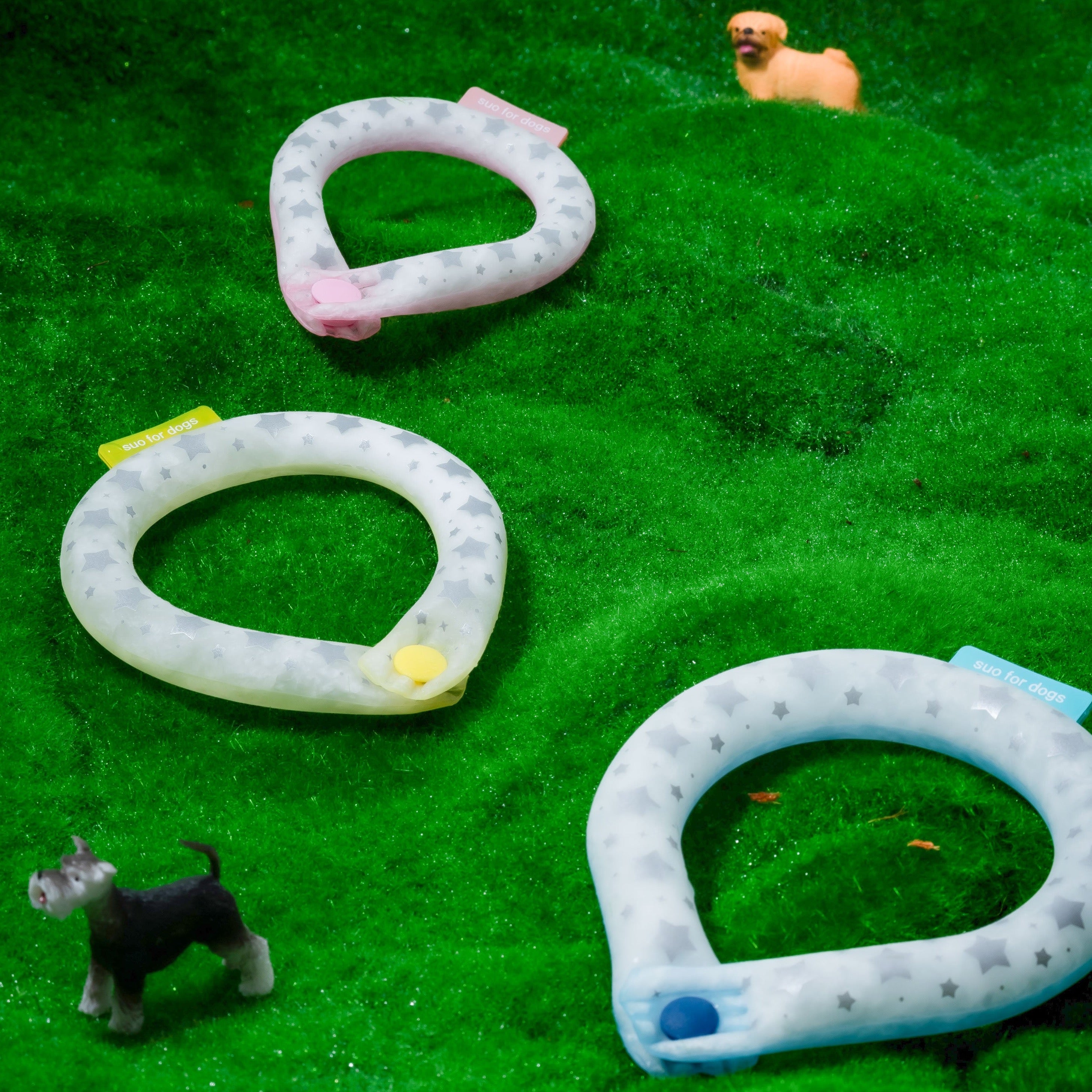 SUO RING for dogs 28°ICE star ボタン付