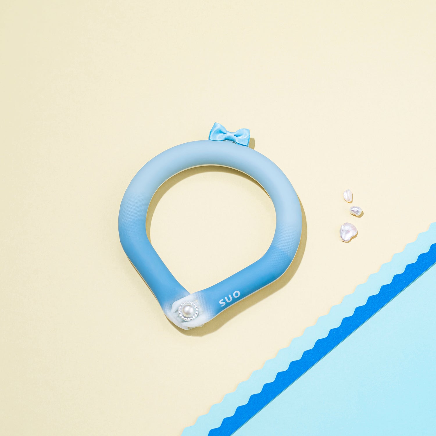 デコレ SUO RING for pets 28°ICE gradation ボタン付