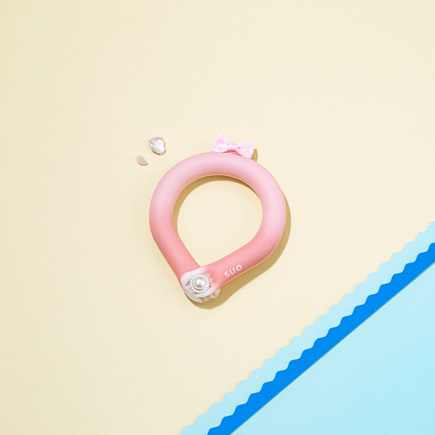 デコレ SUO RING for pets 28°ICE gradation ボタン付