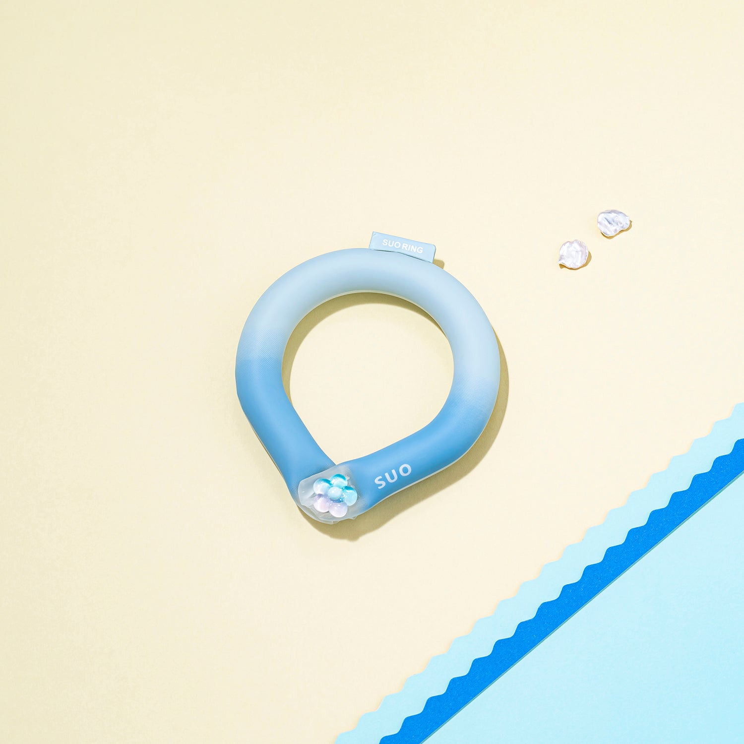 デコレ SUO RING for pets 28°ICE gradation ボタン付