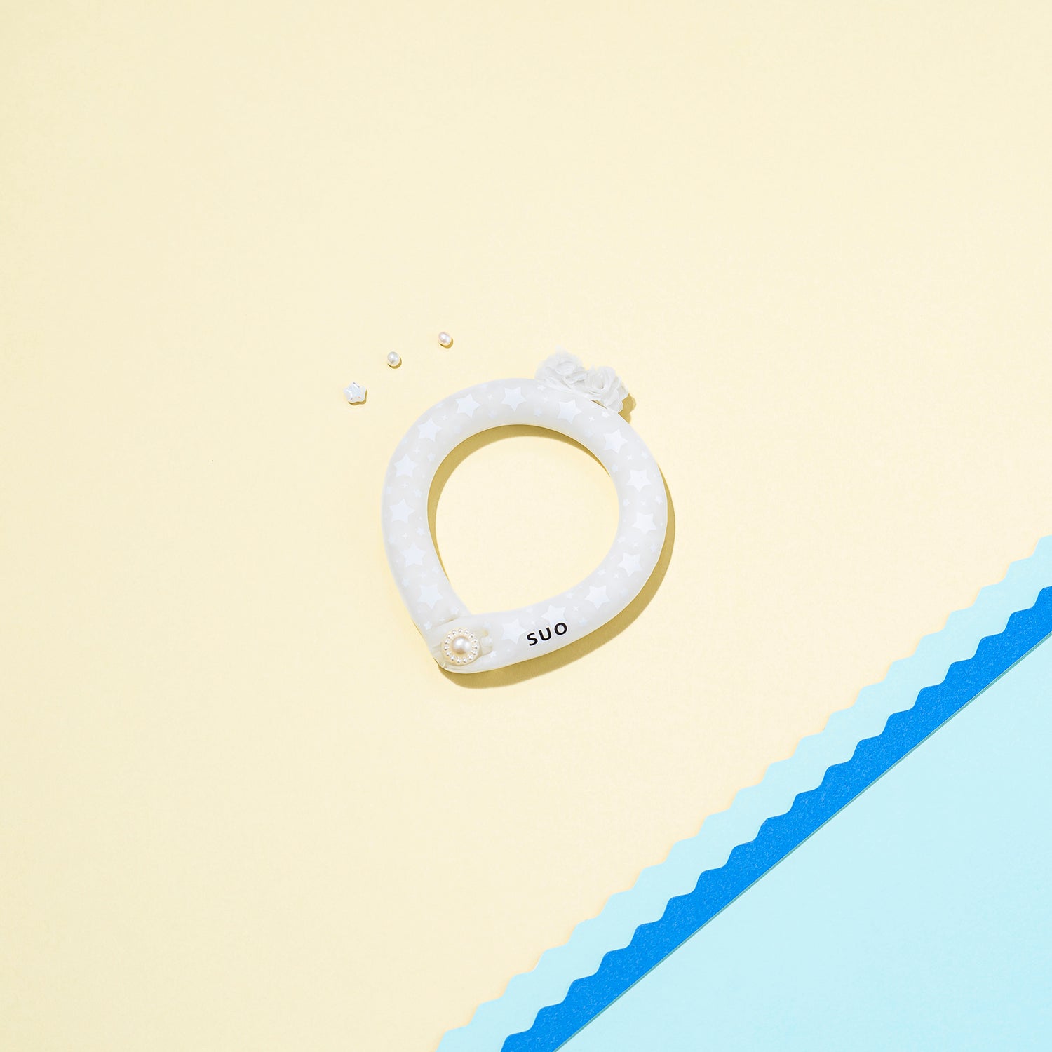 デコレ SUO RING for pets 28°ICE star ボタン付
