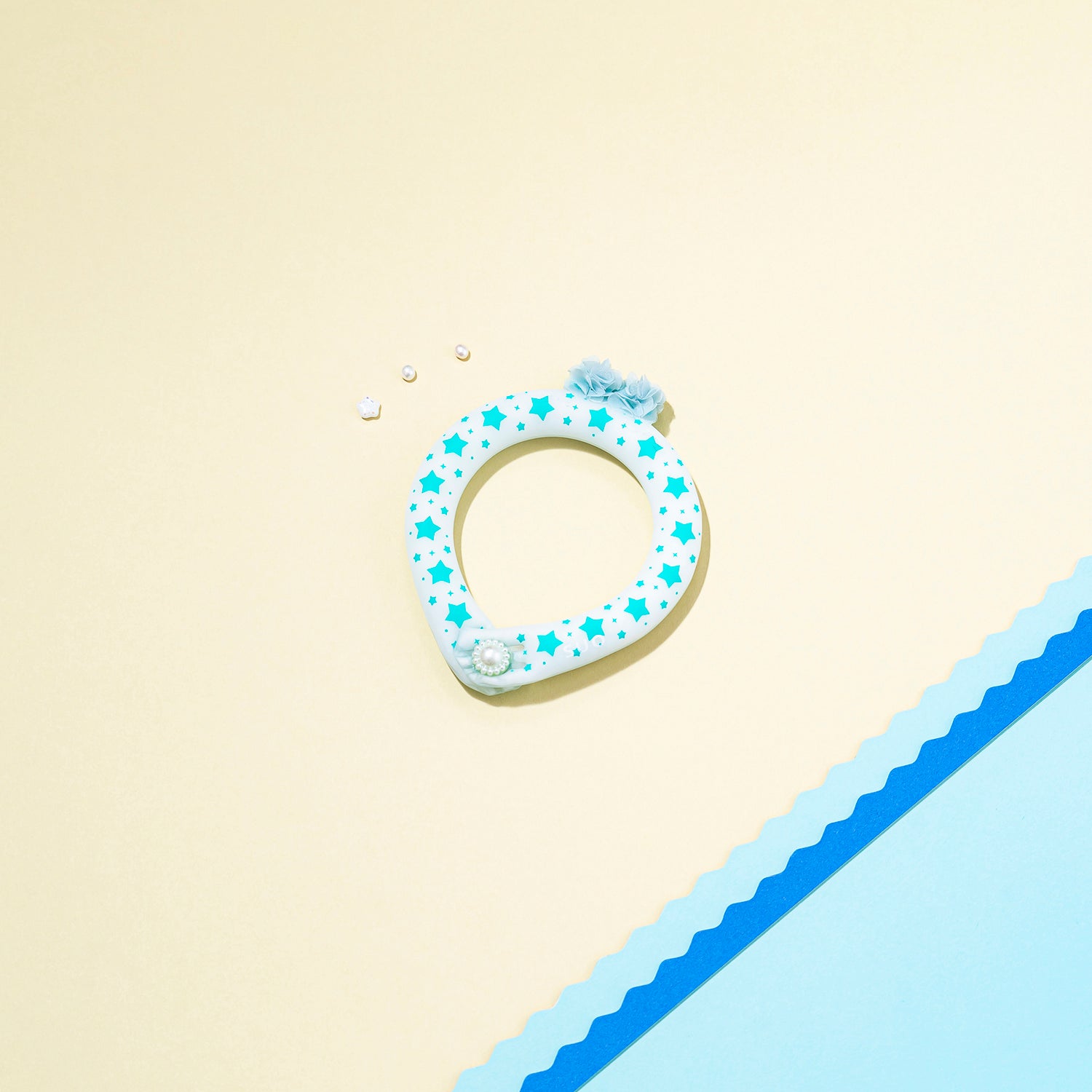 デコレ SUO RING for pets 28°ICE star ボタン付