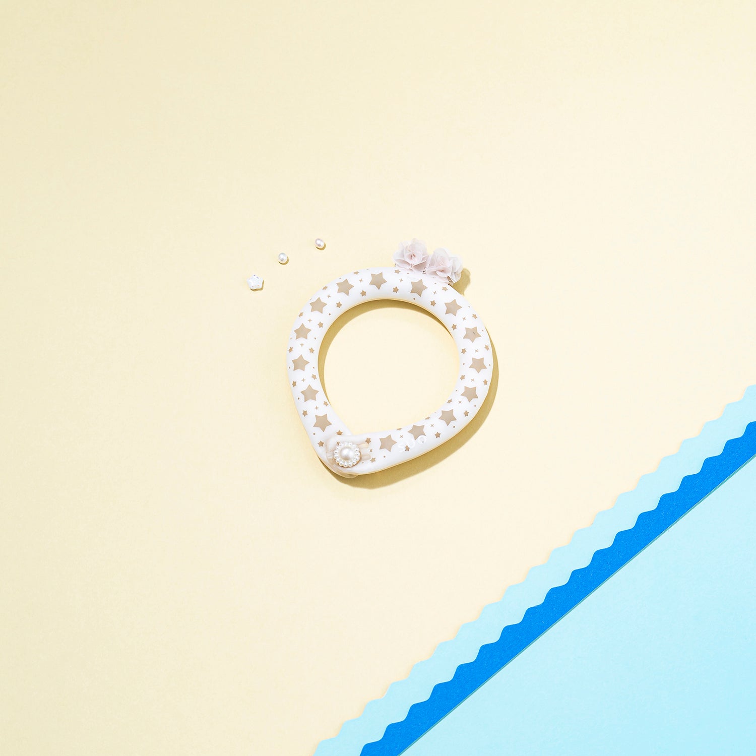 デコレ SUO RING for pets 28°ICE star ボタン付