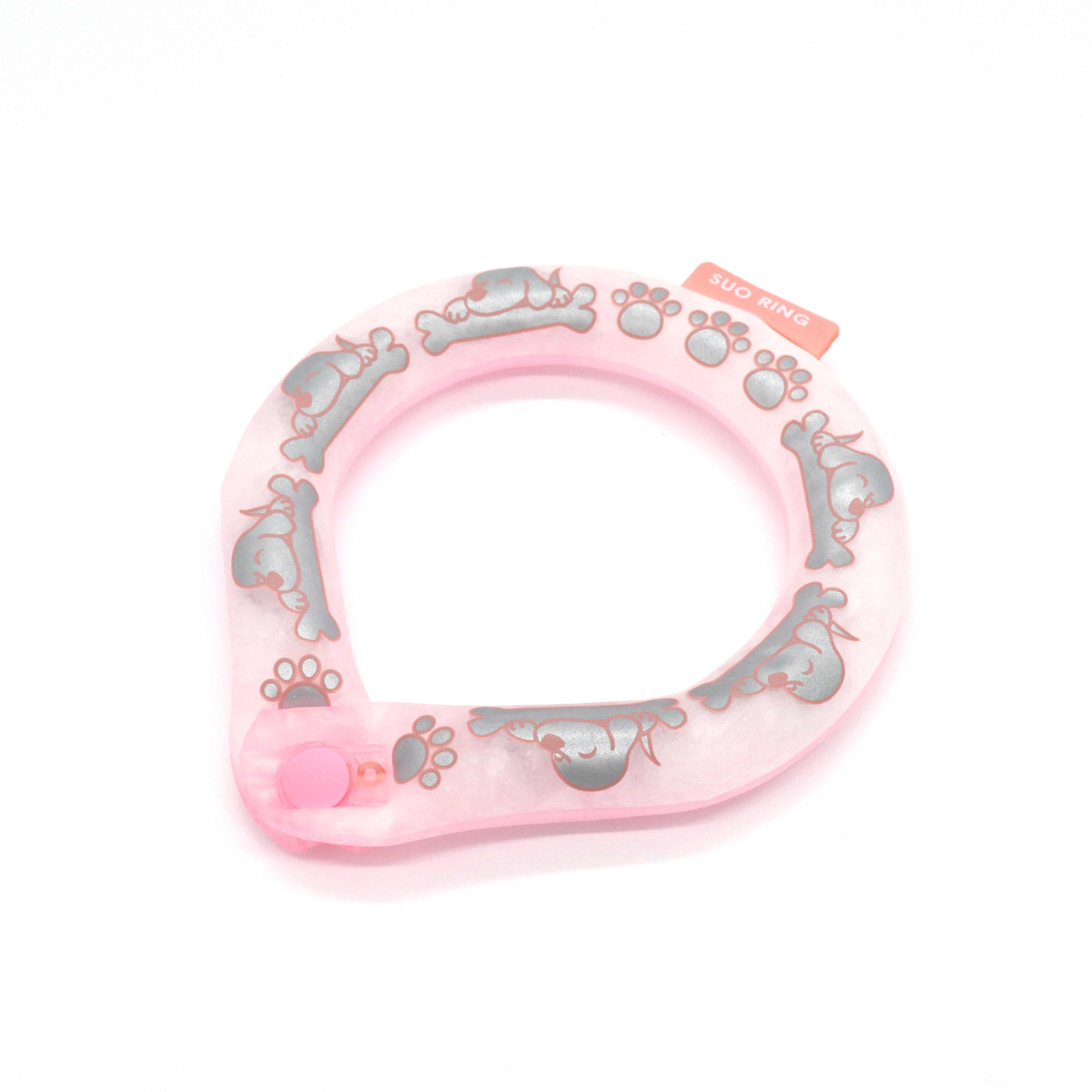 SUO RING for dogs 犬柄 reflector ボタン付