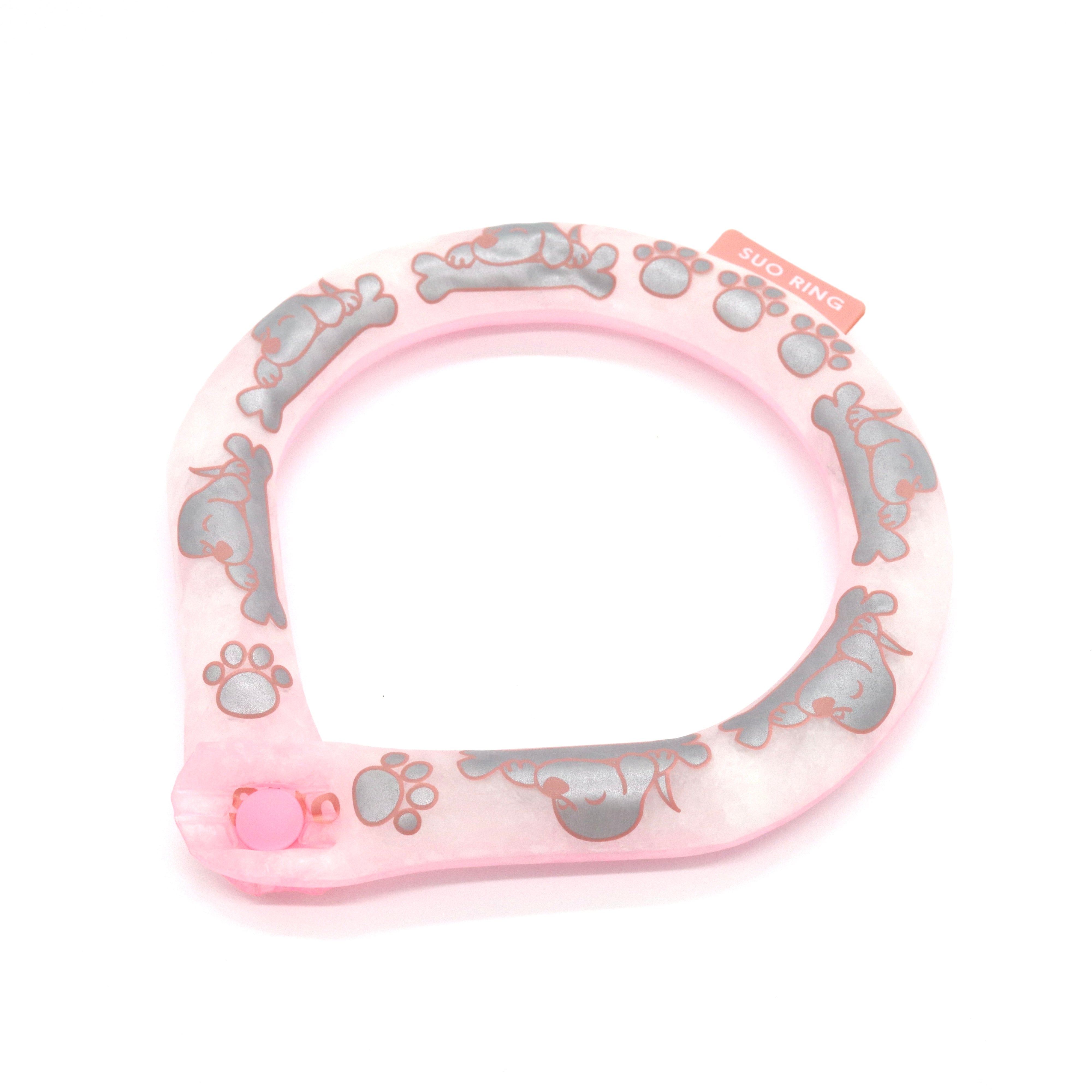 SUO RING for dogs 犬柄 reflector ボタン付