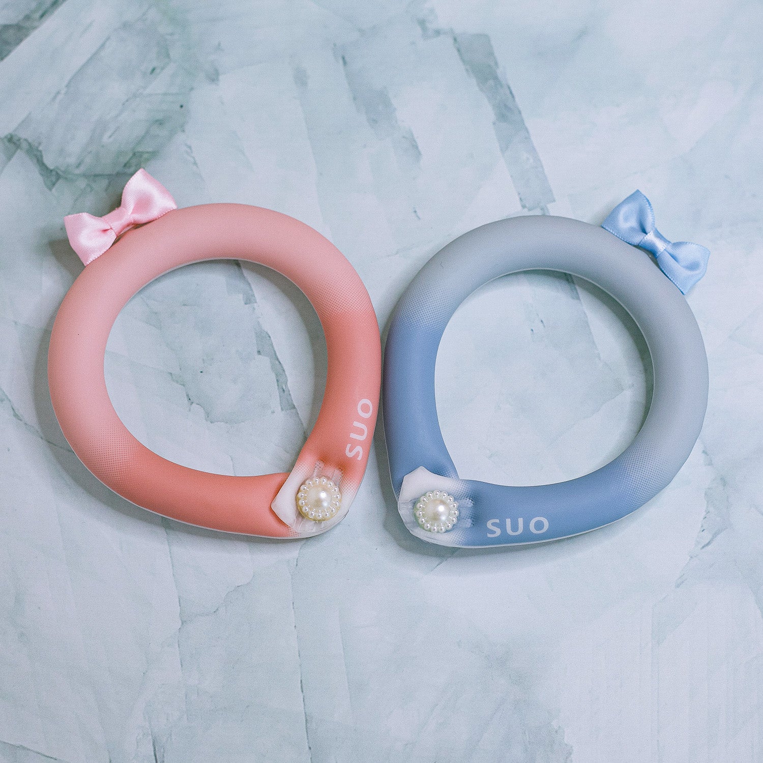 デコレ SUO RING for pets 18°ICE gradation ボタン付