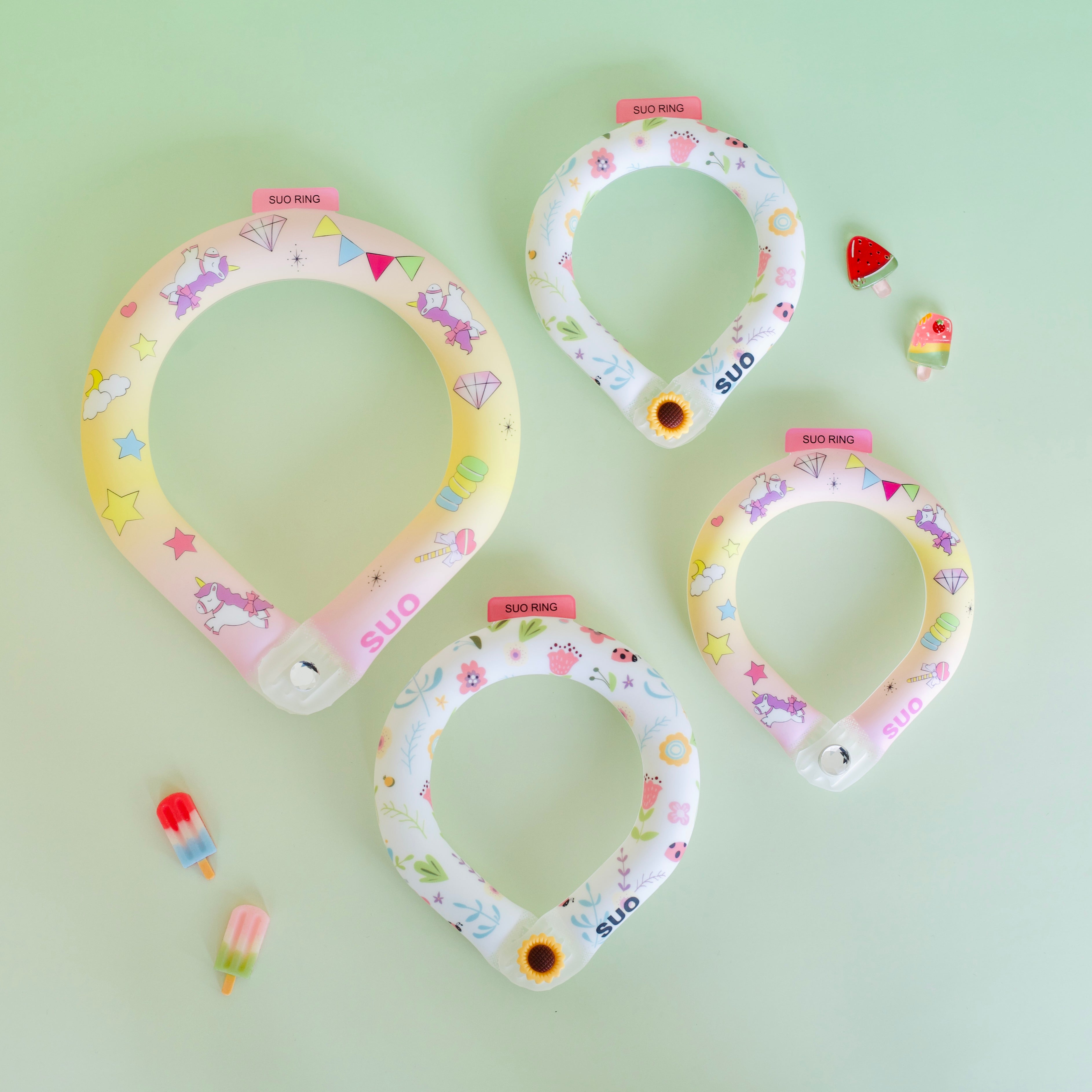 デコレ SUO RING for pets 18°ICE ボタン付