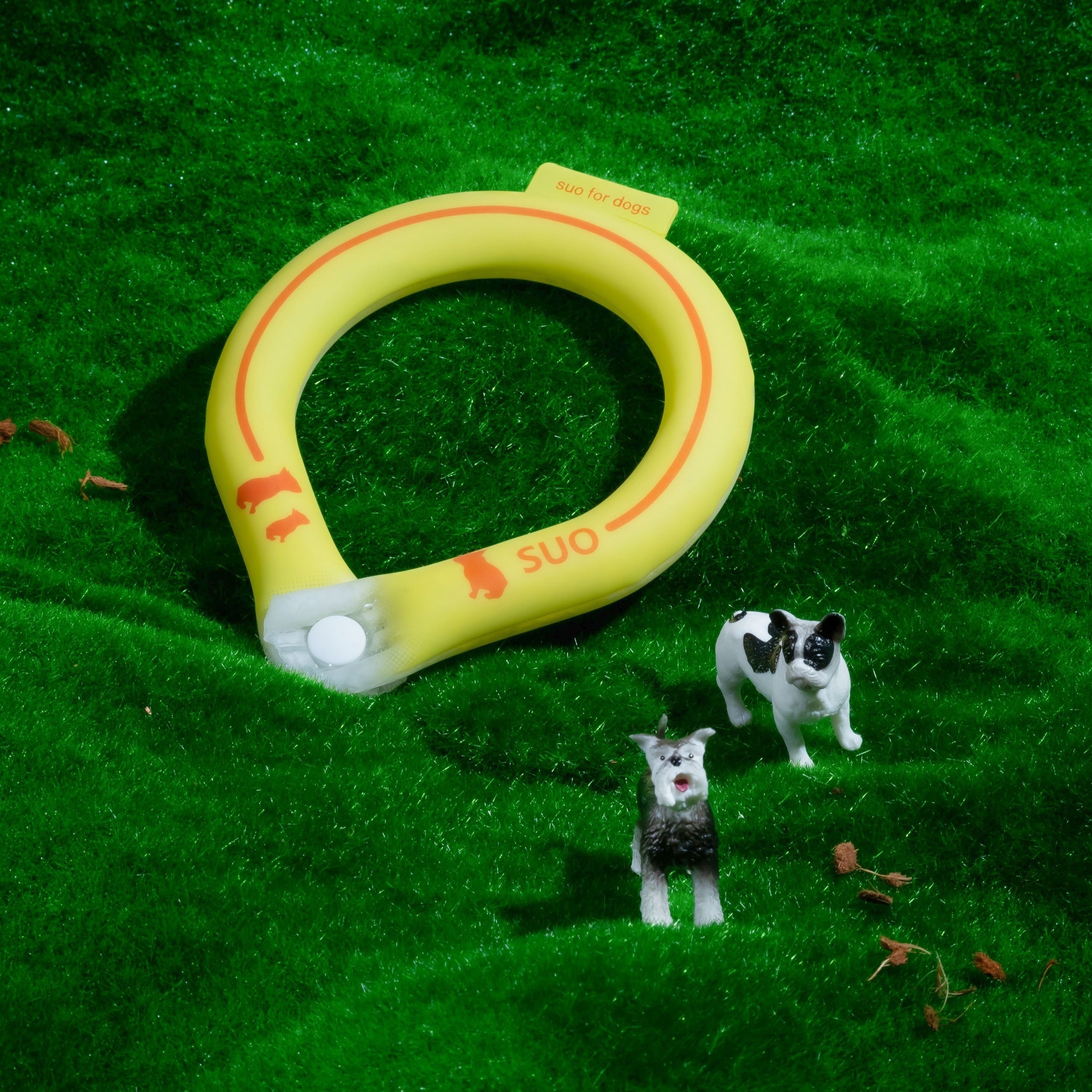 SUO RING for dogs 28°ICE line ボタン付