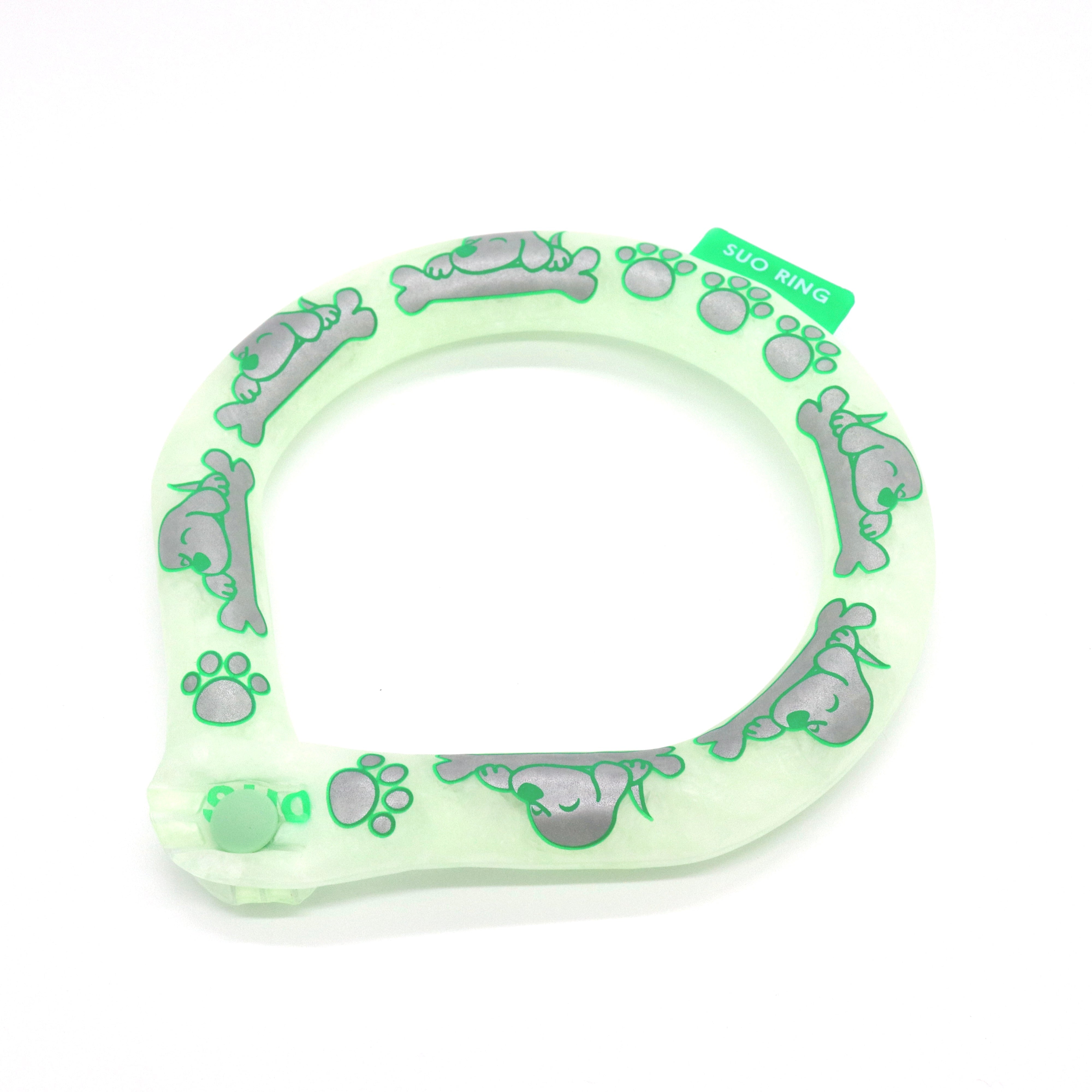 SUO RING for dogs 犬柄 reflector ボタン付