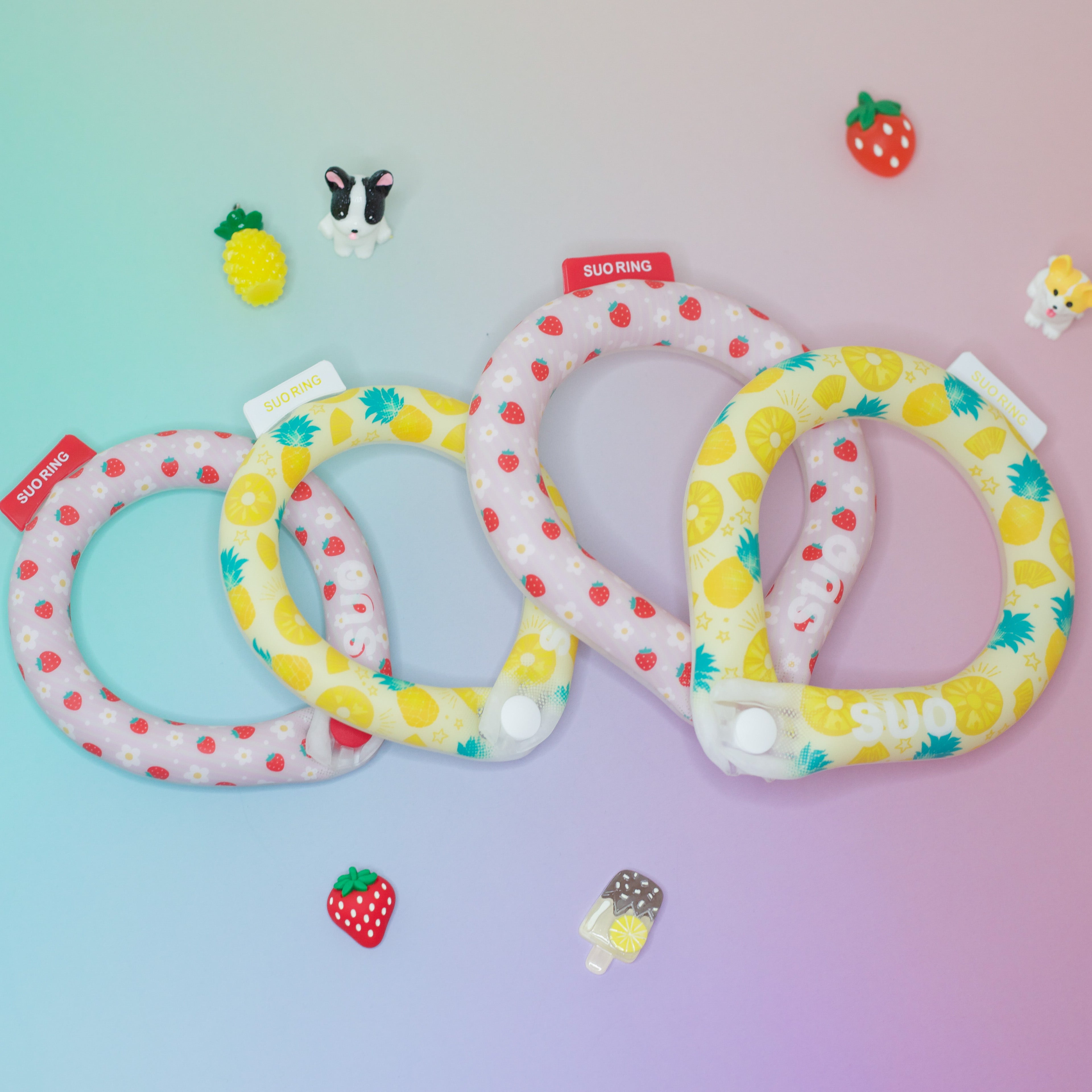 SUO RING for pets 28°ICE ボタン付